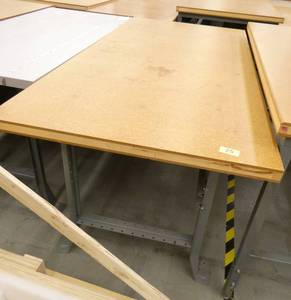 lot 25 image: Wood top workbench 36x72