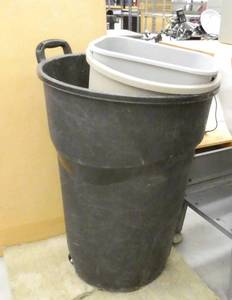 lot 58 image: 3 garbage cans and contents