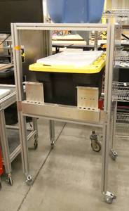 lot 63 image: custom cart 24x29x54