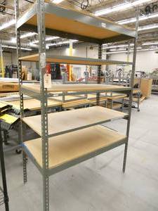 lot 84 image: Garage shelving unit