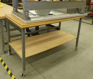 lot 111 image: workbench 30x60 wood top