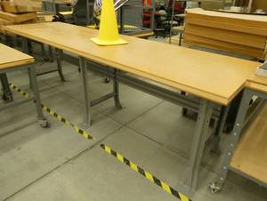 lot 112 image: Workbench 30 wide x 9 ft long