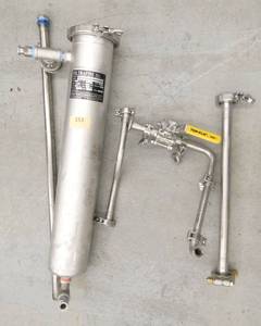 lot 153 image: Air filter and new piping