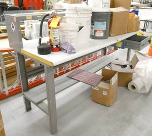 lot 167 image: Workbench 30x72 - no contents