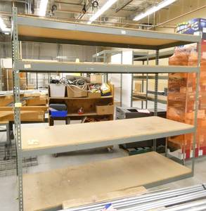 lot 192 image: garage shelf 8ft x 3ft x 7ft