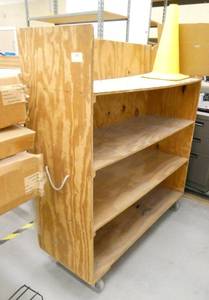 lot 193 image: Book moving shelf