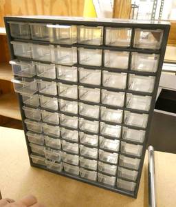 lot 202 image: parts organizer bins