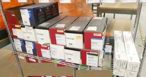 lot 210 image: Lot of 22 laser printer toner and ink