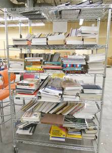 lot 213 image: Metro cart full of books