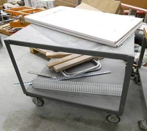 lot 219 image: Cart (30x36) and contents