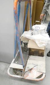 lot 264 image: Sheetrock cart and contents