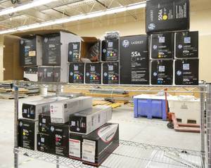 lot 283 image: large group of laser toner