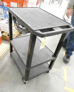 lot 293 image: Plastic AV cart