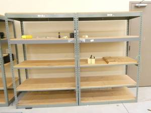 Two shelving units 2x4x6