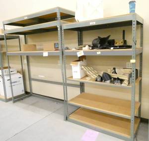 lot 307 image: Two shelving units 2x4x6 and 2x4x7