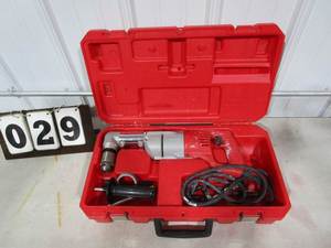lot 29 image: Milwaukee 90° 2-Speed Right Angle Drive Drill