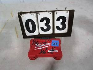 lot 33 image: Milwaukee Titanium Red Helix Drill Bit Set