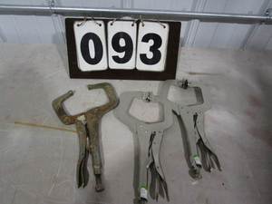 lot 93 image: Clamps - qty 3