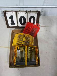 lot 100 image: Assorted DeWalt Drill Bits