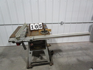 lot 105 image: Delta Platinum Edition 10 Contractor Saw