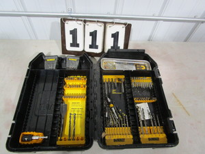 lot 111 image: DeWalt Assortment Tips-Drill Bits