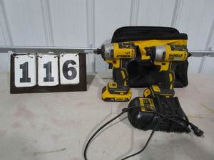 lot 116 image: DeWalt 20 Volt Kit