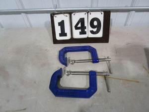 lot 149 image: Irwin 4 C-Clamps