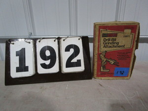 lot 192 image: Craftsman Drill Bit Grinding Attachment