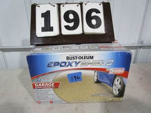 lot 196 image: Rust-Oleum Epoxy Shield Garage Floor Coating Kit