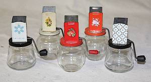 A lot of Antique Nut Grinders - See Pics