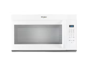 lot 207 image: Whirlpool 30 in. Over-the-Range Microwave in White with Express Cooking Buttons Model wmms3130rw01