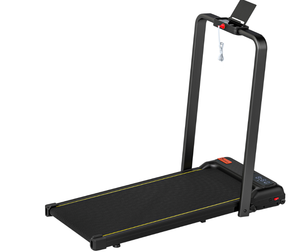 lot 217 image: Soozier Walking Pad Treadmill, 0.6�6.2mph Foldable Under Desk Treadmill with Incline, Wheels, LED Display and Remote Control