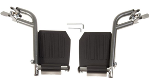 lot 224 image: Medline Footrest Assembly for Medline Wheelchairs 2Ct