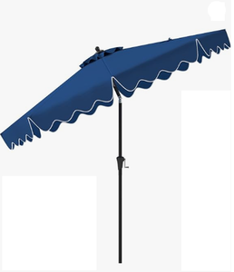 lot 300 image: Costway 9FT Patio Umbrella, Heavy-Duty Market Umbrella, Outdoor Table Umbrellas for Poolside, Balcony & Deck