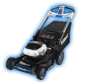 lot 14 image: HART 40V Supercharge Brushless 21 Self-Propelled Mower Kit (2) 6Ah Batteries & (1) Charger (Slightly Used)