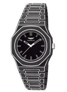 lot 80 image: Gianello Mens Metropolitan 40 Polycarbonate Link Watch
