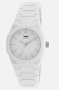 lot 81 image: Gianello Mens Metropolitan 40 Polycarbonate Link Watch