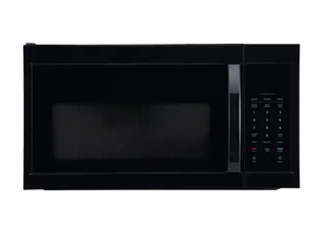 lot 92 image: Vissani 1.7 cu. ft. 1000-Watt Over the Range Microwave in Black Model # HVO170B