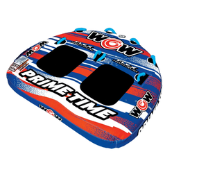 lot 237 image: WOW Watersports Prime Time 2 Person Inflatable Towable Tube for Boating, Children to Adults 12