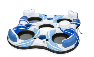lot 255 image: Ozark Trail Rapid Rider Quadruple River Tube, Blue & White