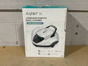 lot 166 image: Aiper Scuba 800W Cordless Robotic Automatic Pool Cleaner for Above Ground Pools (Missing Hook)