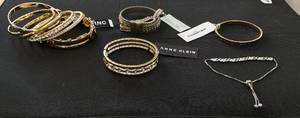 lot 66 image: LOT OF 5 Womens Bracelets INC, Anne Klein, lonna&lilly, & Karllagerfeld (Only lolly&lilly Bracelet Is Used)