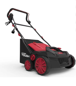 lot 11 image: Hyper Tough 15 13Amp Corded Electric Push DethatcherScarifier Walk-Behind Lawn Mower (Used)