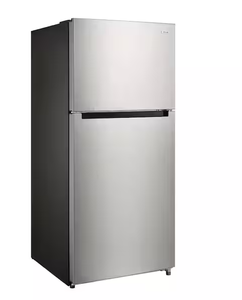 lot 70 image: Vissani 18.1 cu. ft. Top Freezer Refrigerator in Fingerprint Resistant Stainless Steel Look Model MDTF18SSR5