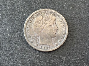 lot 4 image: 1901 Barber Half Dollar