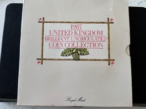 lot 42 image: 1987 United Kingdom Uncirculated Set