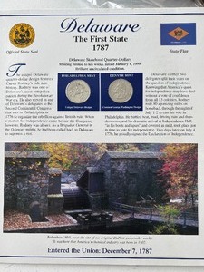 lot 44 image: Delaware State Quarter