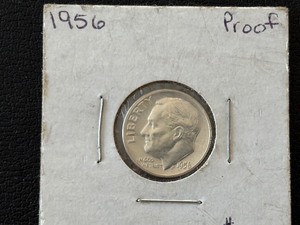 lot 63 image: 1956 Roosevelt Dime