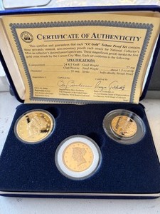 lot 68 image: Carson City Gold Tribute Proof Set