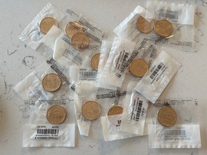 lot 69 image: Sacagawea and Presidential Dollars